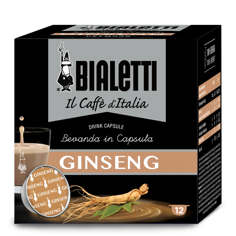 Кофе Bialetti Ginseng в капсулах для кофемашин Bialetti от магазина Bialetti.ru