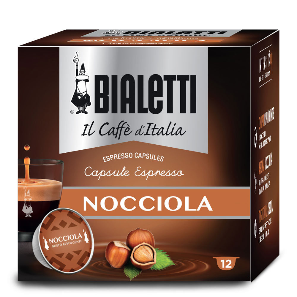 Кофе Bialetti Nocciola в капсулах для кофемашин Bialetti от магазина Bialetti.ru