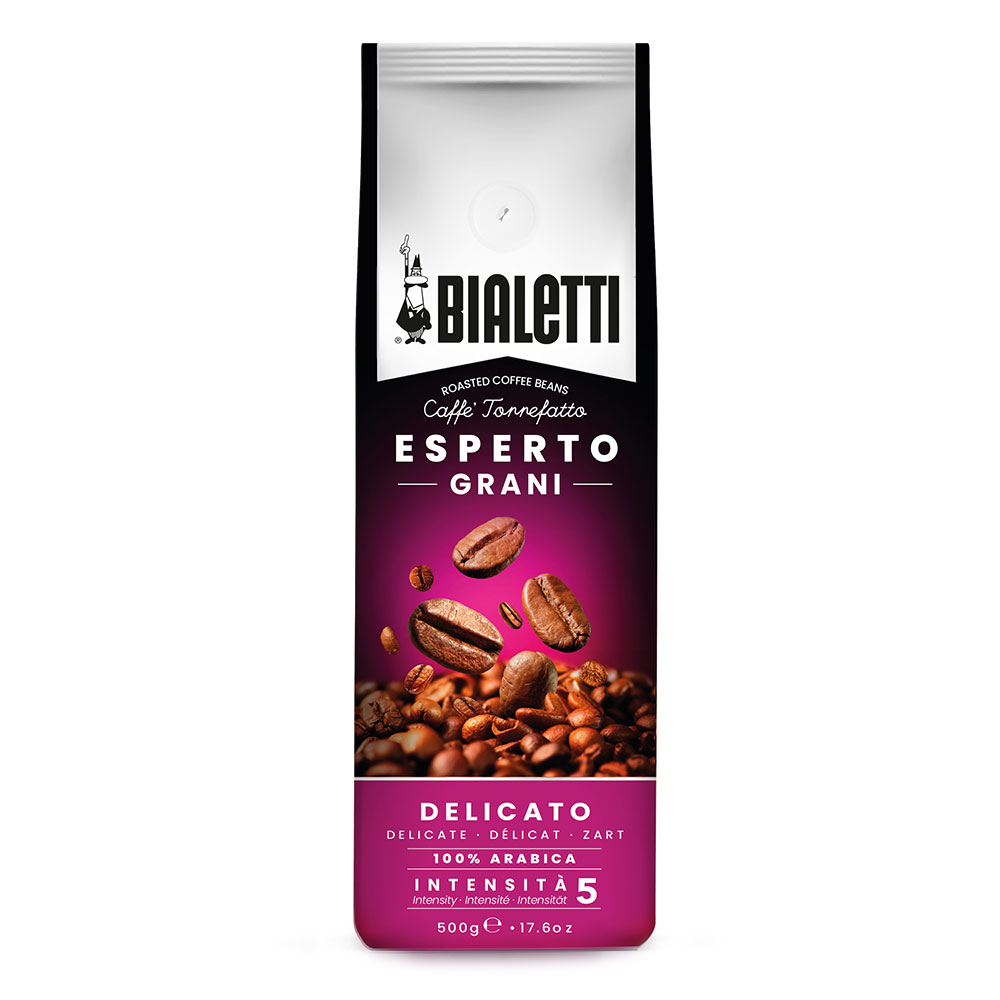 Кофе в зёрнах Bialetti Esperto Moka Delicato 500 г от магазина Bialetti.ru