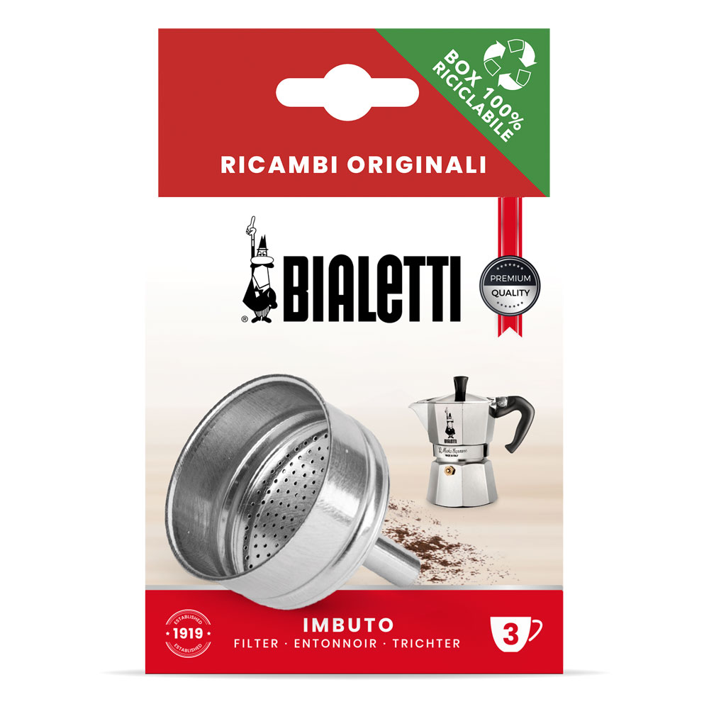 Воронка на 3 чаш. для алюминиевых кофеварок от магазина Bialetti.ru