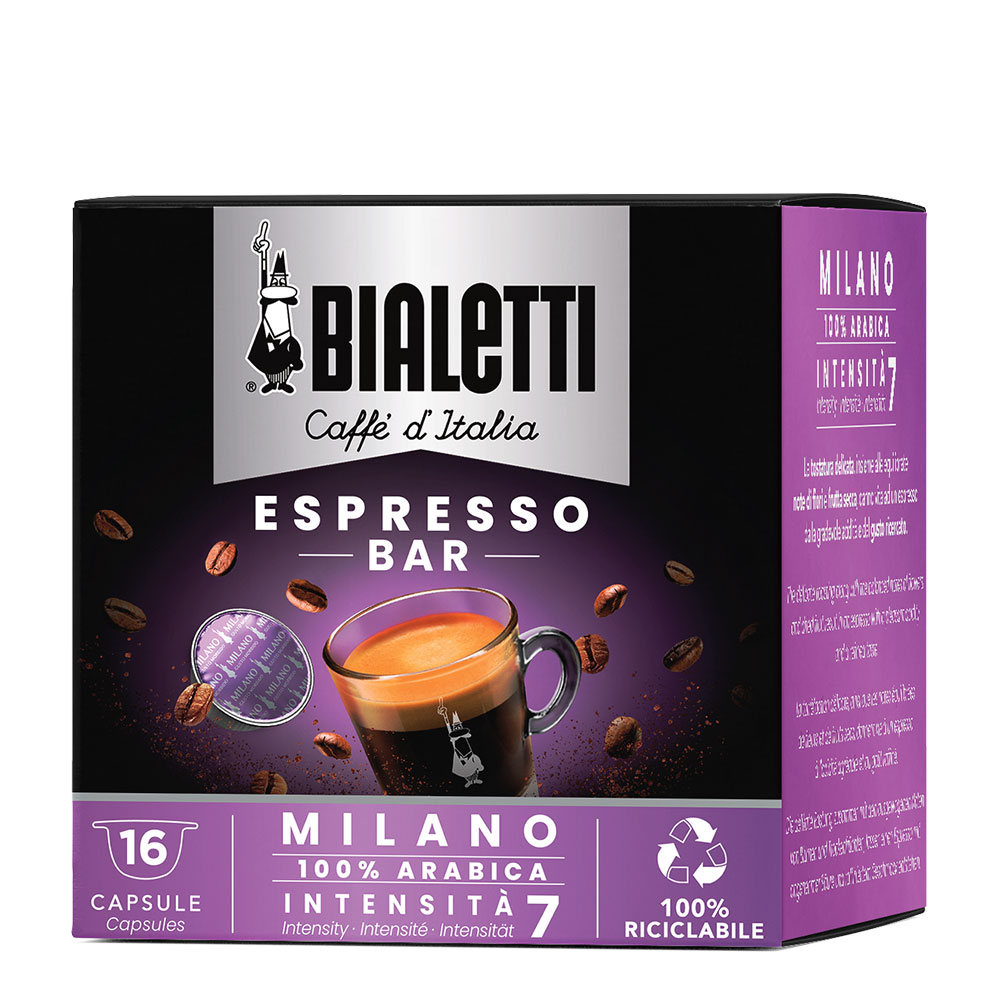 Кофе Bialetti Milano в капсулах для кофемашин Bialetti от магазина Bialetti.ru