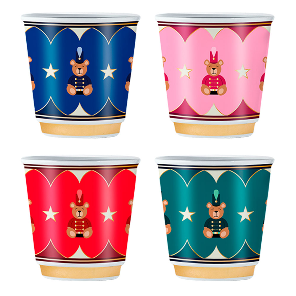 Лимитированный набор стаканов для эспрессо Bialetti Magico Ricordo от магазина Bialetti.ru