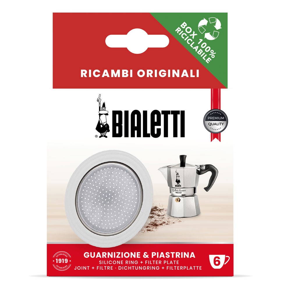 Уплотнитель + фильтр на 6 чаш. для алюминиевых кофеварок от магазина Bialetti.ru