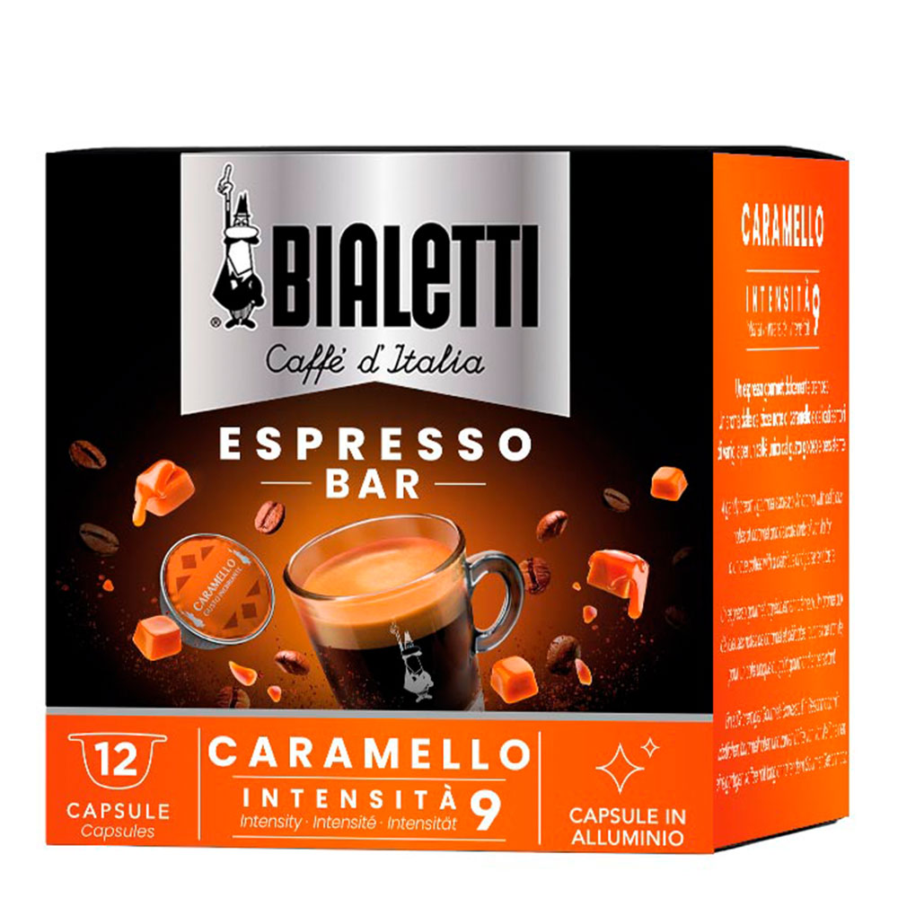 Кофе Bialetti Caramello в капсулах для кофемашин Bialetti от магазина Bialetti.ru