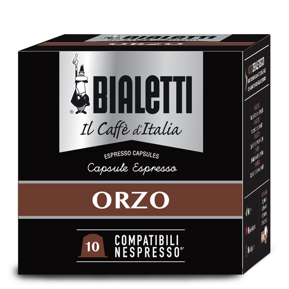 Кофе Bialetti Orzo в капсулах для кофемашин Nespresso от магазина Bialetti.ru
