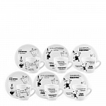 Набор из 6 кофейных пар Bialetti Carosello
