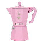 Гейзерная кофеварка Bialetti Moka Express Exclusive Pink